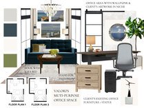 Contemporary Small Home Office Transformation Ryley B. Moodboard 1 thumb