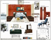 Industrial Retro Bedroom Transformation Ideas  Farzaneh K. Moodboard 1 thumb