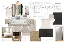 Blue and Green Modern Master Bedroom Design Courtney B. Moodboard 2 thumb