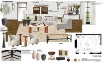 Modern Mediterranean Living Room Design Ibrahim H. Moodboard 2 thumb