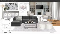 Glam Transitional Living Room Transformation Jessica S. Moodboard 2 thumb