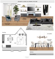 Airy Contemporary Living and Dining Remodel Jordan S. Moodboard 2 thumb
