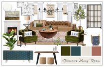 Warm Eclectic Home with White Brick Fireplace Casey H. Moodboard 2 thumb