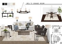 Lux Double Height Open Living Space Design Jessica D. Moodboard 2 thumb