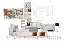 Vaulted Wood Beams Ceiling Home Interior Design Courtney B. Moodboard 2 thumb