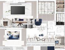 Combined Modern Luxury Living and Dining Room Laura A. Moodboard 2 thumb