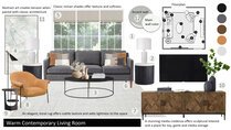 Warm Contemporary Living Room Design Drew F. Moodboard 2 thumb