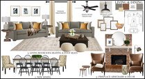 Elegant Rustic Living & Dining Room Design Rachel H. Moodboard 2 thumb