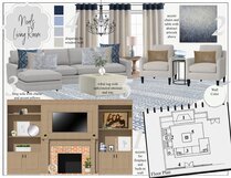 Vaulted Ceiling Rustic Living Room Design Holly M. Moodboard 2 thumb