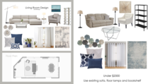 Rustic & Lux Living Room Design Lindsey O. Moodboard 2 thumb