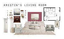 Vaulted Ceiling Rustic Living Room Design Courtney B. Moodboard 2 thumb