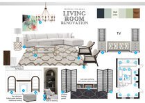 Brown and Neutral Living Room Design Darya N. Moodboard 2 thumb