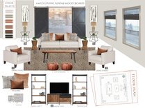 Modern Rustic Living Room Design Tijana Z. Moodboard 2 thumb