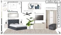 Serene Small Master Bedroom Interior Design Lidija P. Moodboard 2 thumb