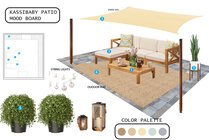 Relaxing Outdoor Patio with Jacuzzi  Arpine A. Moodboard 2 thumb