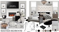 Transitional Master Bedroom: Elegant Neutrals Rachel H. Moodboard 1 thumb