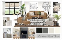 Contemporary Rustic Entryway & Living Room Casey H. Moodboard 2 thumb