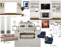 Eclectic with Blue Accents Living Room Picharat A.  Moodboard 1 thumb