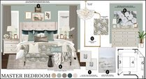 Glam Master Bedroom with Seating Area Rachel H. Moodboard 1 thumb