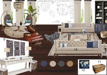 Transitional Blue Accented Living Room Jessica A. Moodboard 1 thumb