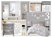 Glamorous Contemporary Bedroom Design  Marisa G. Moodboard 1 thumb
