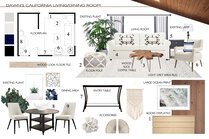 Elegant transitional living room and bedroom design MaryBeth C. Moodboard 1 thumb