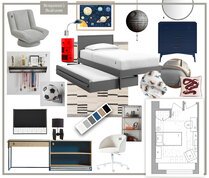 Modern Work Functional Bedrooms Design Dragana V. Moodboard 2 thumb
