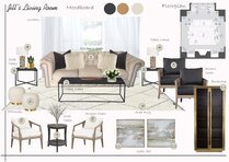 Modern Rustic Living Room Interior Design Liana S. Moodboard 2 thumb