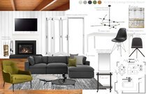 Modern Rustic Lakehouse Living and Dining Jessica S. Moodboard 1 thumb