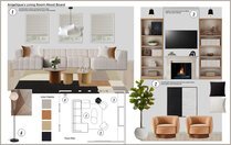 Cozy Modern Minimalist Living Room Design Rajna S. Moodboard 1 thumb