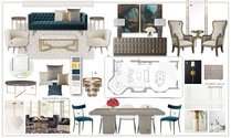 High End Contemporary Open Living Space Design Dragana V. Moodboard 2 thumb