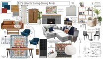 Eclectic Vaulted Ceilings Living & Dining Decor Wanda P. Moodboard 1 thumb