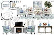 Transitional Living Room Decorating Ideas MaryBeth C. Moodboard 2 thumb