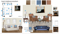 Elegant & Timeless Traditional Living Room Theresa G. Moodboard 2 thumb