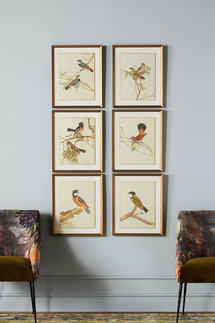 Online Designer Bedroom Birds of Autumn Wall Art