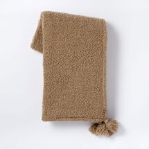 Online Designer Bedroom Cozy Boucle Wool Throw