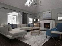 Online Designer Living Room 3D Model