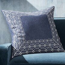 Online Designer Bedroom Ansel Border Pillow 23"