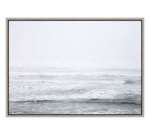 Online Designer Living Room Misted Pacific Framed Canvas Print