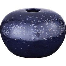 Online Designer Living Room atoll round navy blue vase