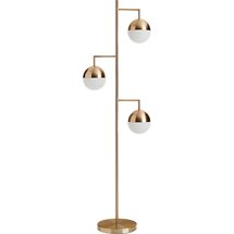 Online Designer Combined Living/Dining orbs champagne floor lamp