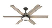 Online Designer Living Room Hunter Warrant 60" 6 Blade Indoor DC Motor Ceiling Fan
