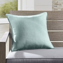 Online Designer Other Sunbrella ® Soft Mineral 20" Sq. Outdoor Pillow