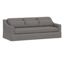 Online Designer Living Room York Slope Arm Deep Seat Slipcovered Sofa