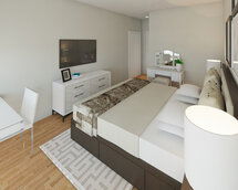 Online Designer Bedroom 3D Model