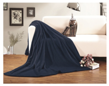 Online Designer Combined Living/Dining Navy Blanket