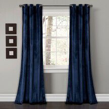 Online Designer Combined Living/Dining Velvet solid room darkening window cover