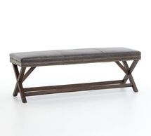 Online Designer Combined Living/Dining Aldrich Leather Bench