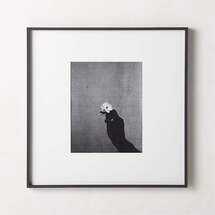 Online Designer Bedroom Gallery Soft Black Picture Frame with White Mat 11"x14"