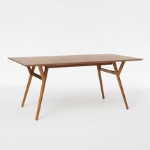 Online Designer Dining Room Mid-Century Expandable Dining Table - Walnut
